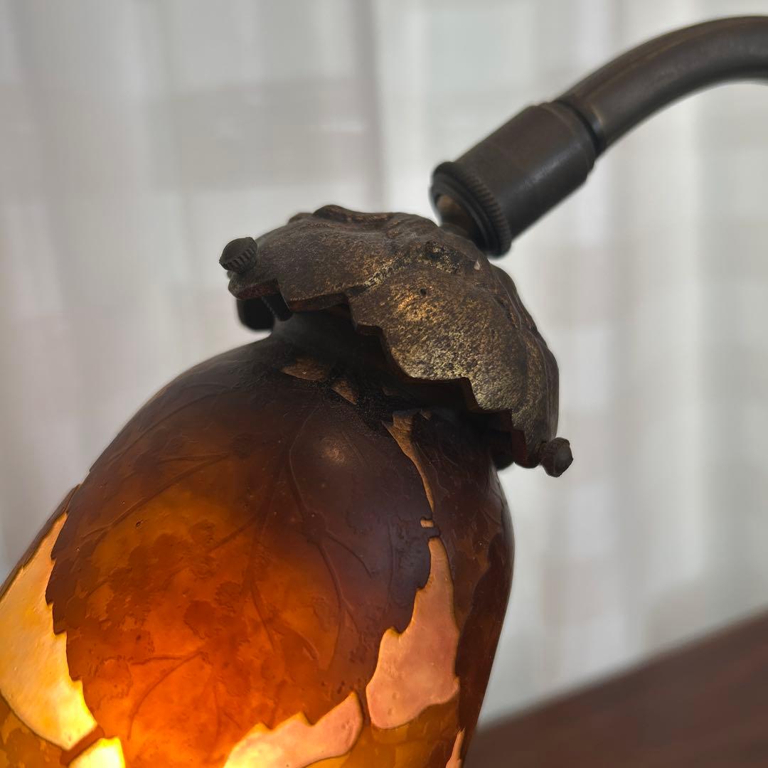 ドーム ナンシー 枯葉文 スタンドランプ