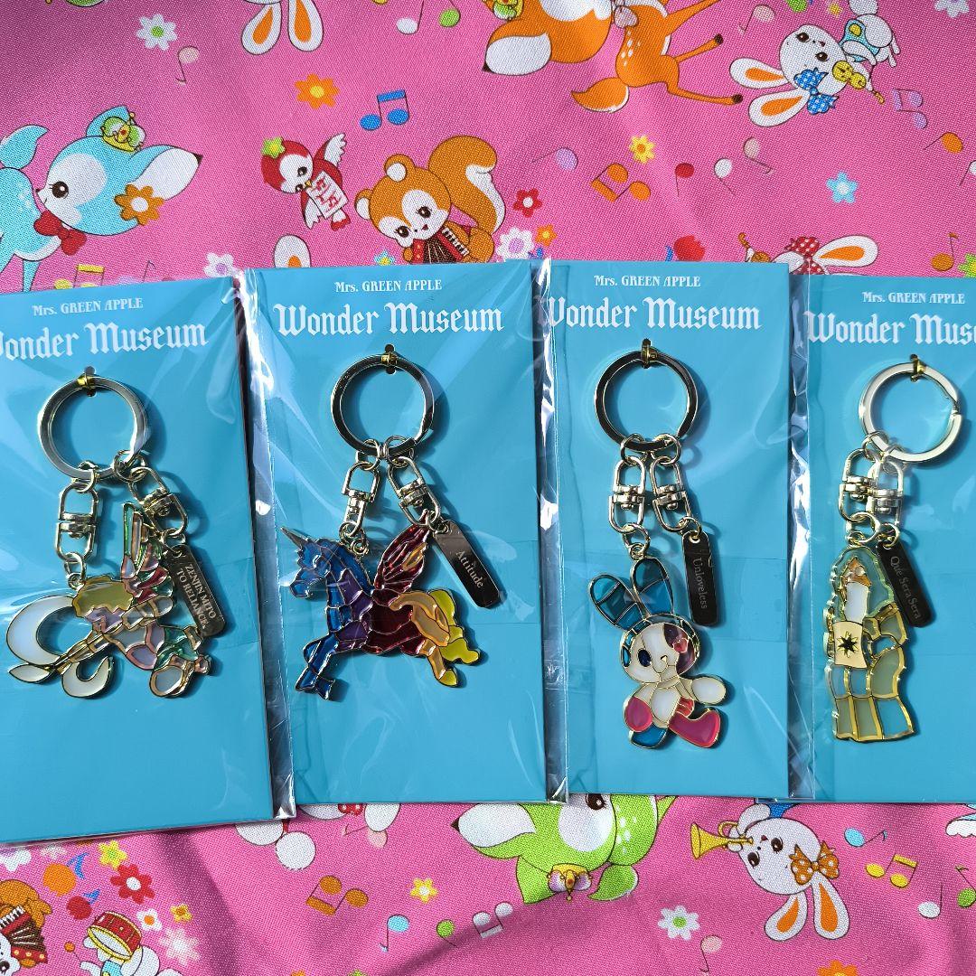 Mrs. GREEN APPLE Wonder Museum キーホルダー 4個