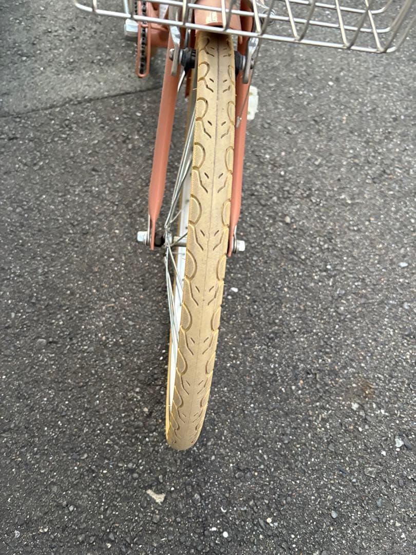 TOKYOBIKE Jr. ステップ　20インチ　ベージュレッド