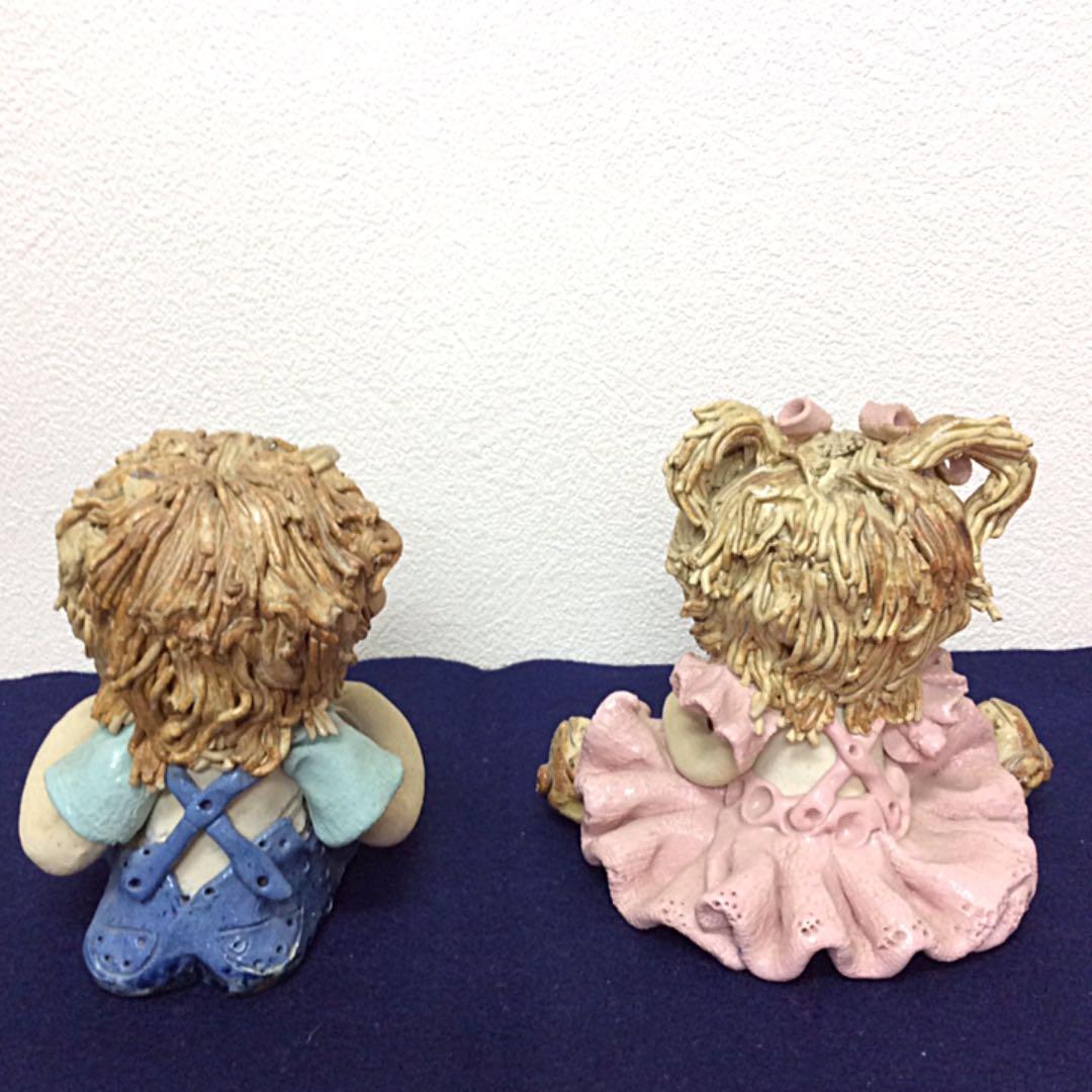 22_手作り泥人形焼 ペアセット