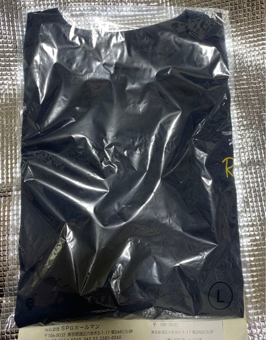 【未使用品】 Lサイズ TEAM雷電 RMO Tシャツ ネイビー 萩原聖人