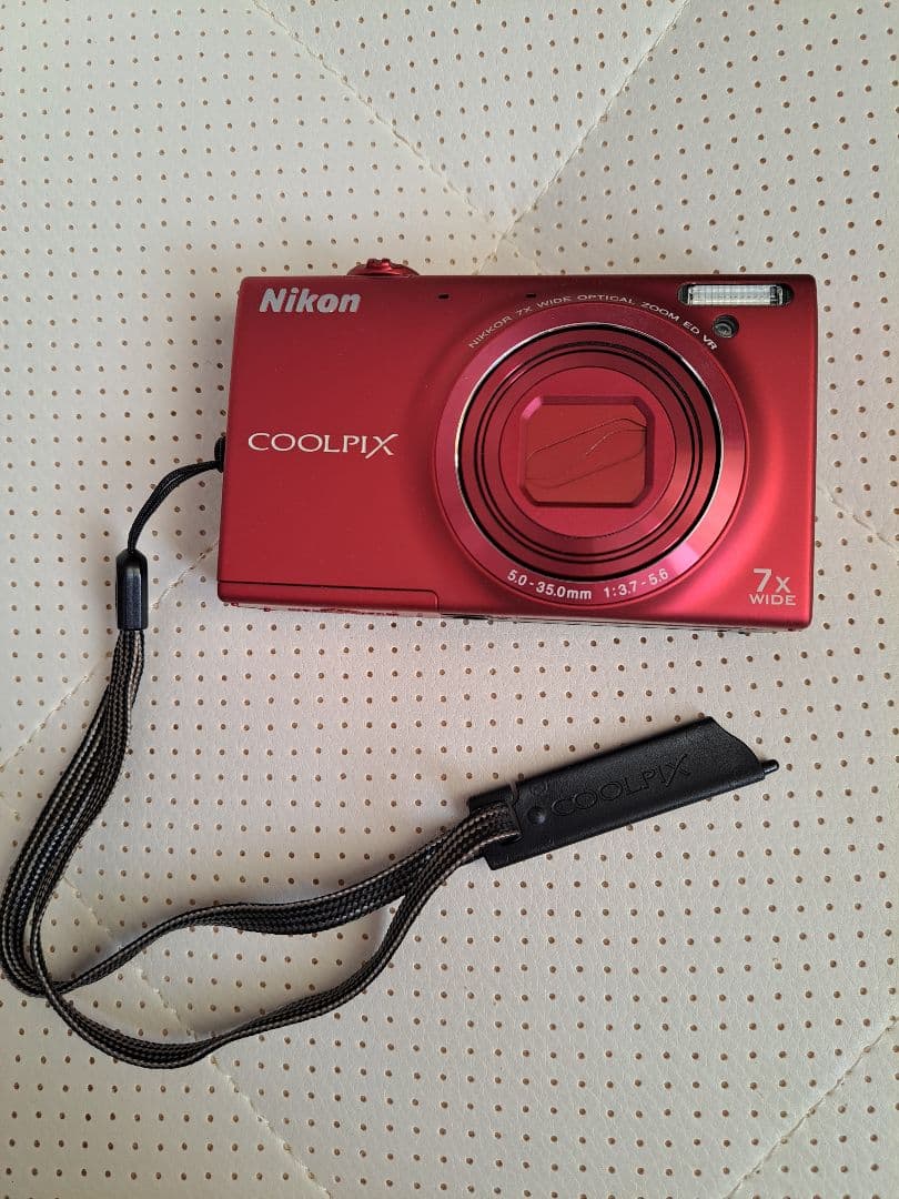 Nikon COOLPIX　S6100 赤 コンパクトデジタルカメラ