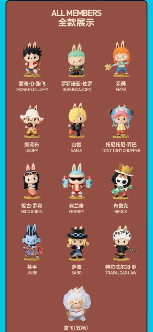 W*T様 新品未開封 THE MONSTERS x ONE PIECE コラボ