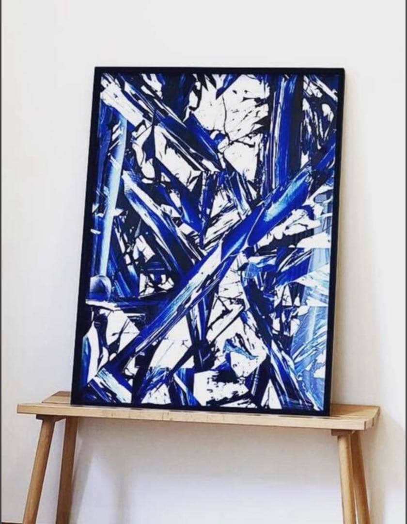 真作 山口歴 Meguru Yamaguchi Print Them All