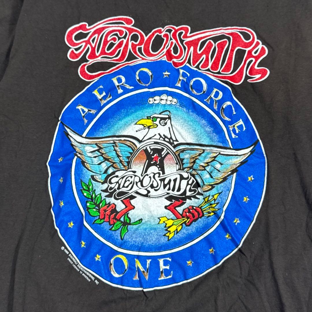 希少 当時物 ヴィンテージ AEROSMITH バンド ツアーTシャツ USA製