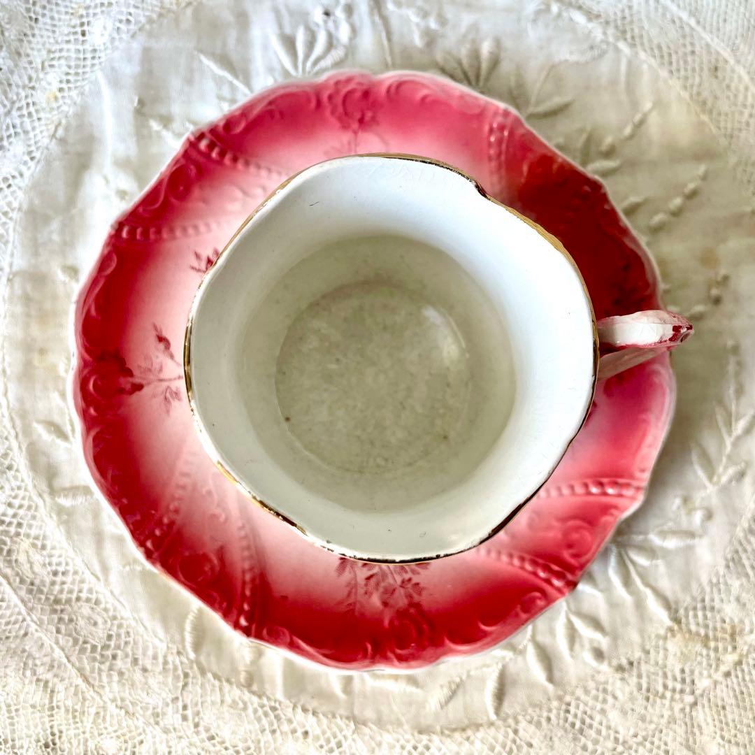 サルグミンヌ　ペルセPERSE C&S フランスアンティーク　カップ&ソーサー