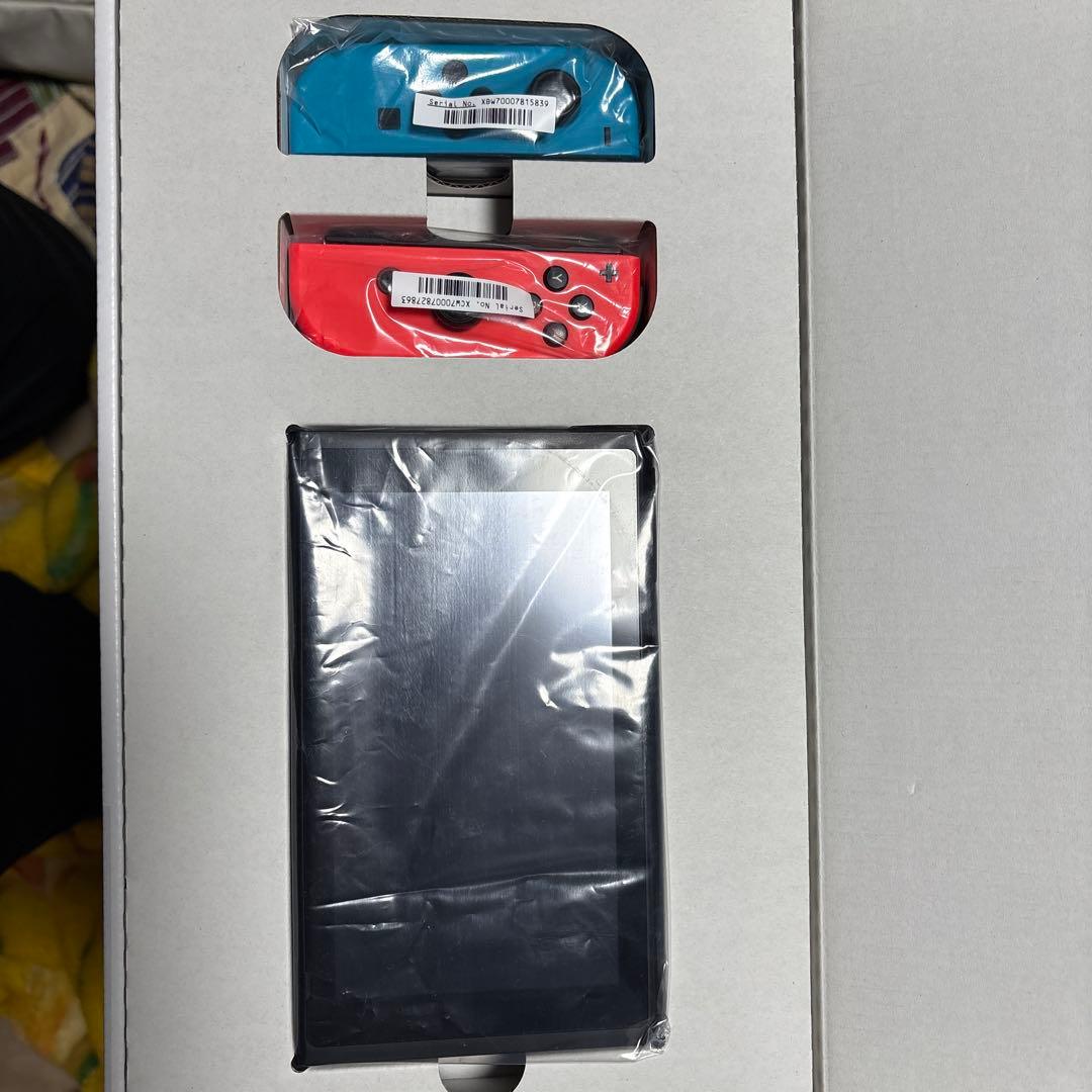 Nintendo Switch 本体 ネオンブルー/レッド　内蔵品9点抜けなし