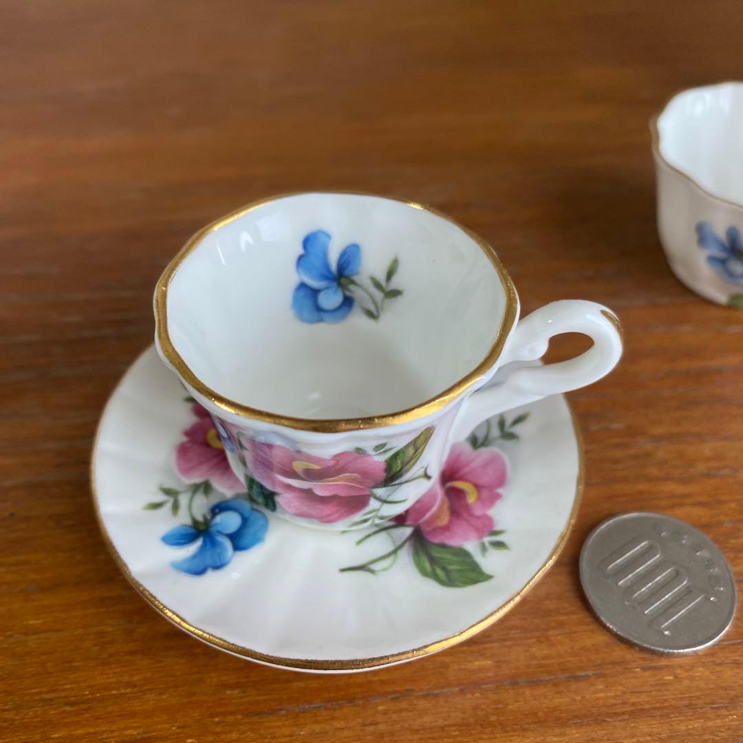 英国製　ポーリーアンナ　ミニチュア　ティーセット