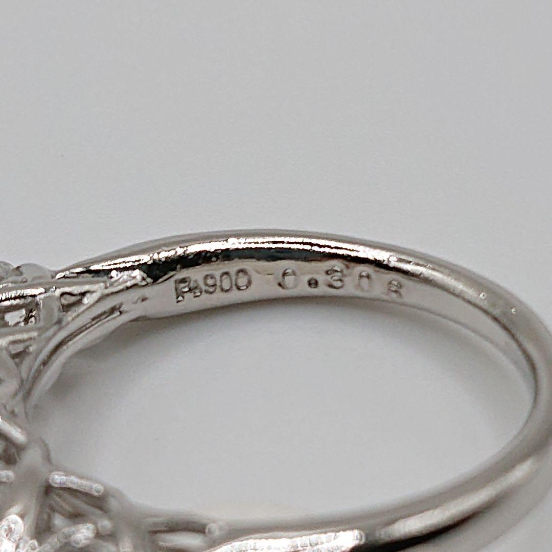 はる様1カラットUP 5粒 ツイスト天然ダイヤモンドリング エタニティPt900