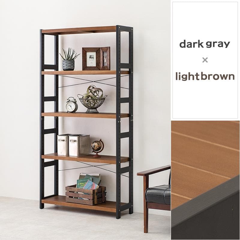 訳あり　ラック　幅90ｃｍ　シェルフ　本棚　オープンラック　4段　収納棚