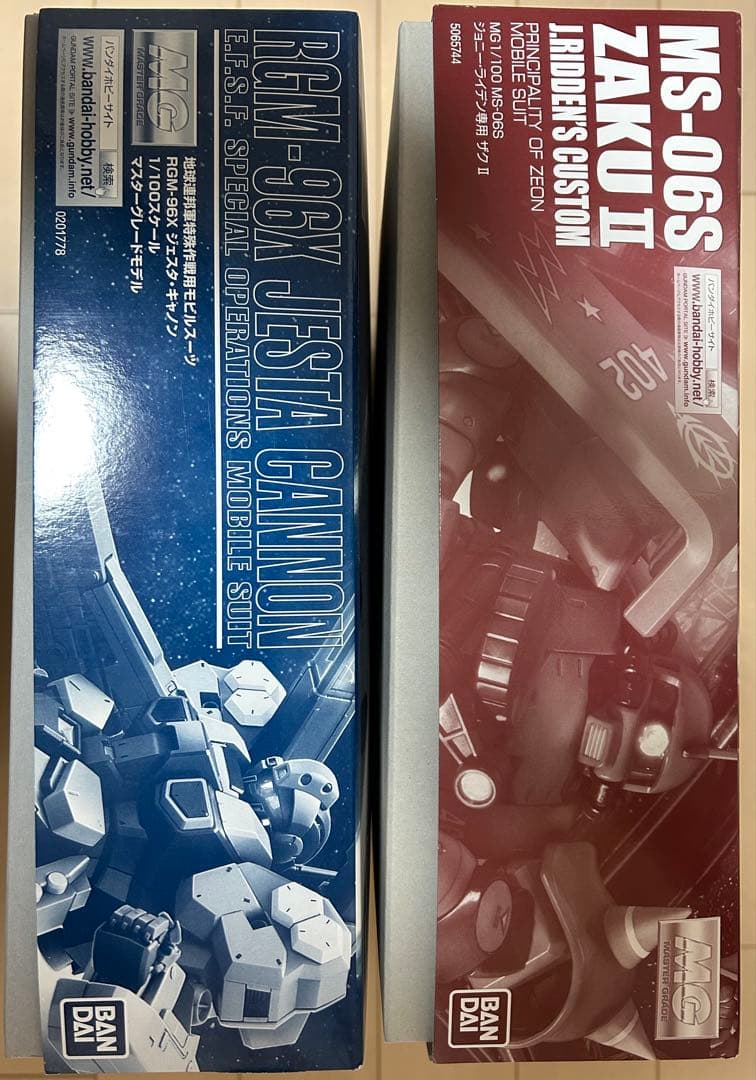 RGM-96Xジェスタキャノン&MS-06SザクII J.ライデンカスタムセット