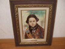 【真作】　中島義行　天才写実画家　油彩画　4F