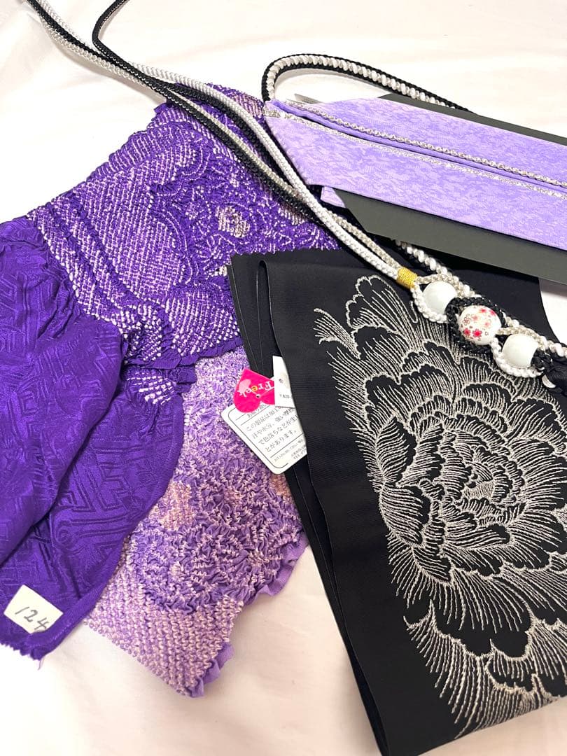 【美おり】振袖 正絹 振袖フルセット 7点セット 成人式 エレガント 牡丹