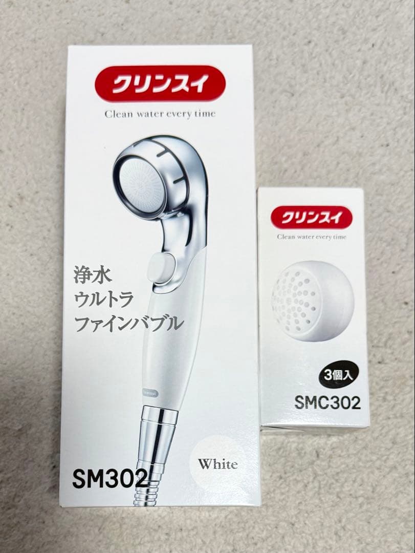 【新品・未開封】クリンスイ浄水ウルトラファインバブルシャワーヘッド&カートリッジ