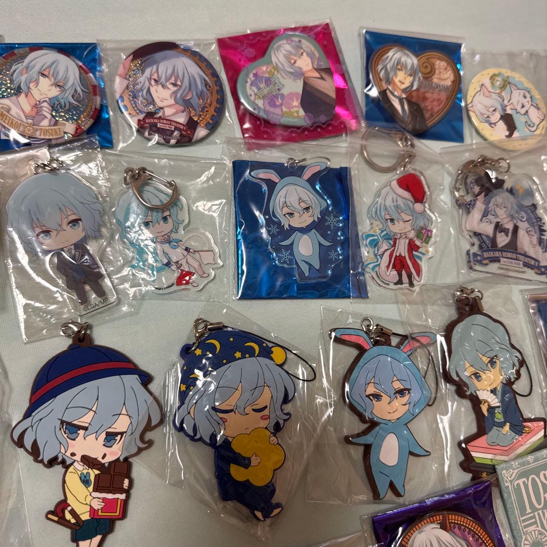 明治東亰恋伽 めいこい 岩崎 桃介 缶バッジ アクリルキーホルダー