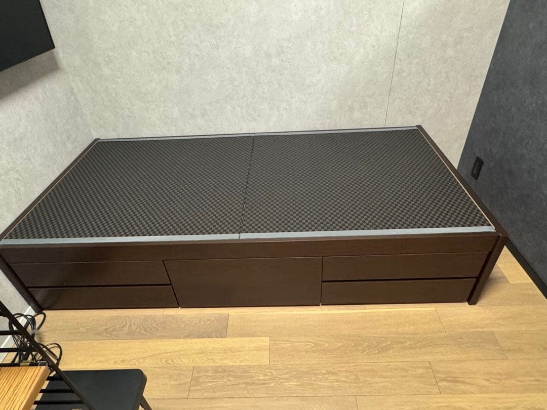 チェスト付美草畳ベッド【定価8万円】