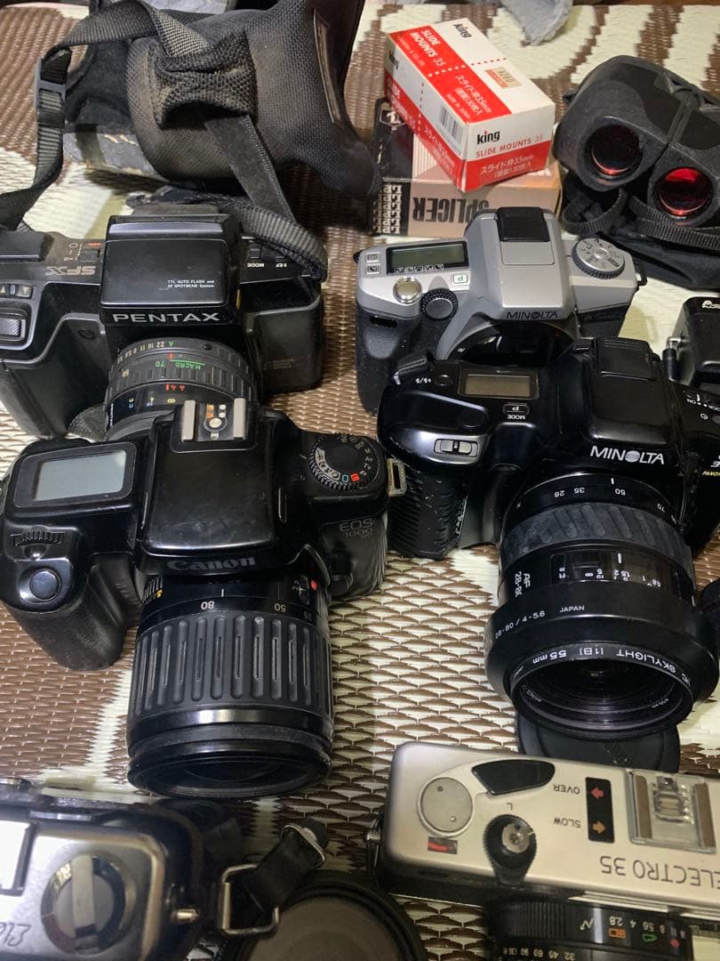 【SALE】フィルムカメラ レンズ付 まとめてセット　ジャンク