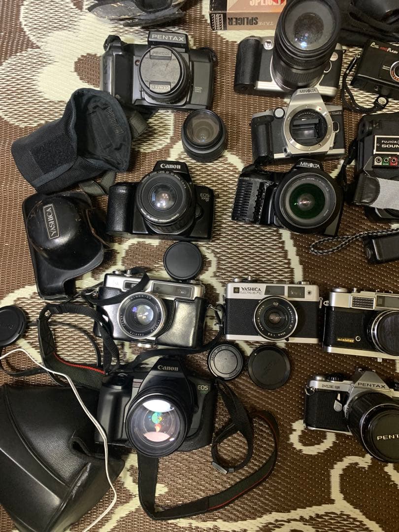 【SALE】フィルムカメラ レンズ付 まとめてセット　ジャンク