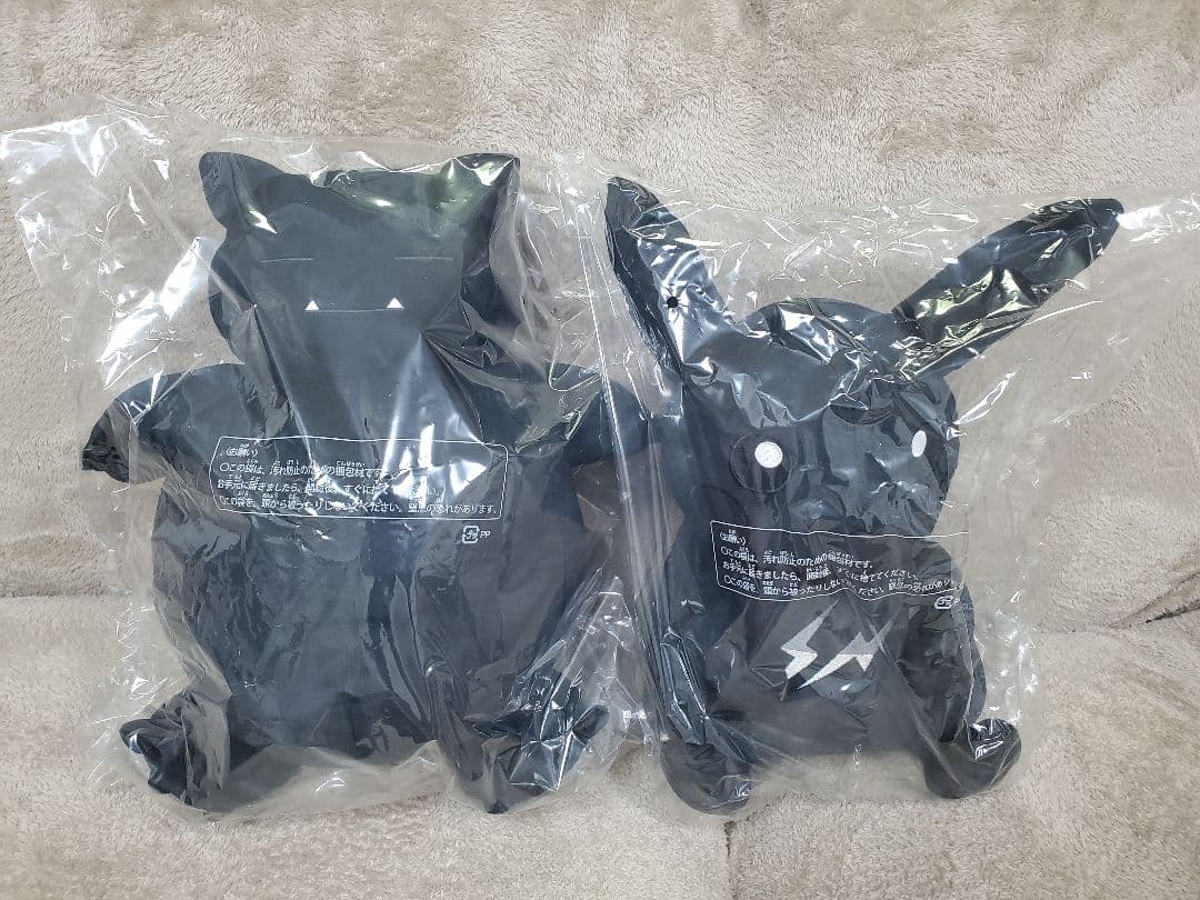 ポケモン サンダーボルト　ぬいぐるみL 2体セットおまけつき