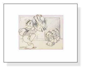 額装品/Mr. Duck Steps/ディズニー/ポスター/インテリア