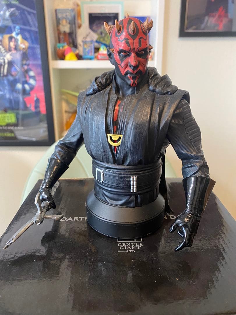 スターウォーズ:ダースモール:世界2000体限定1/6スケールバスト