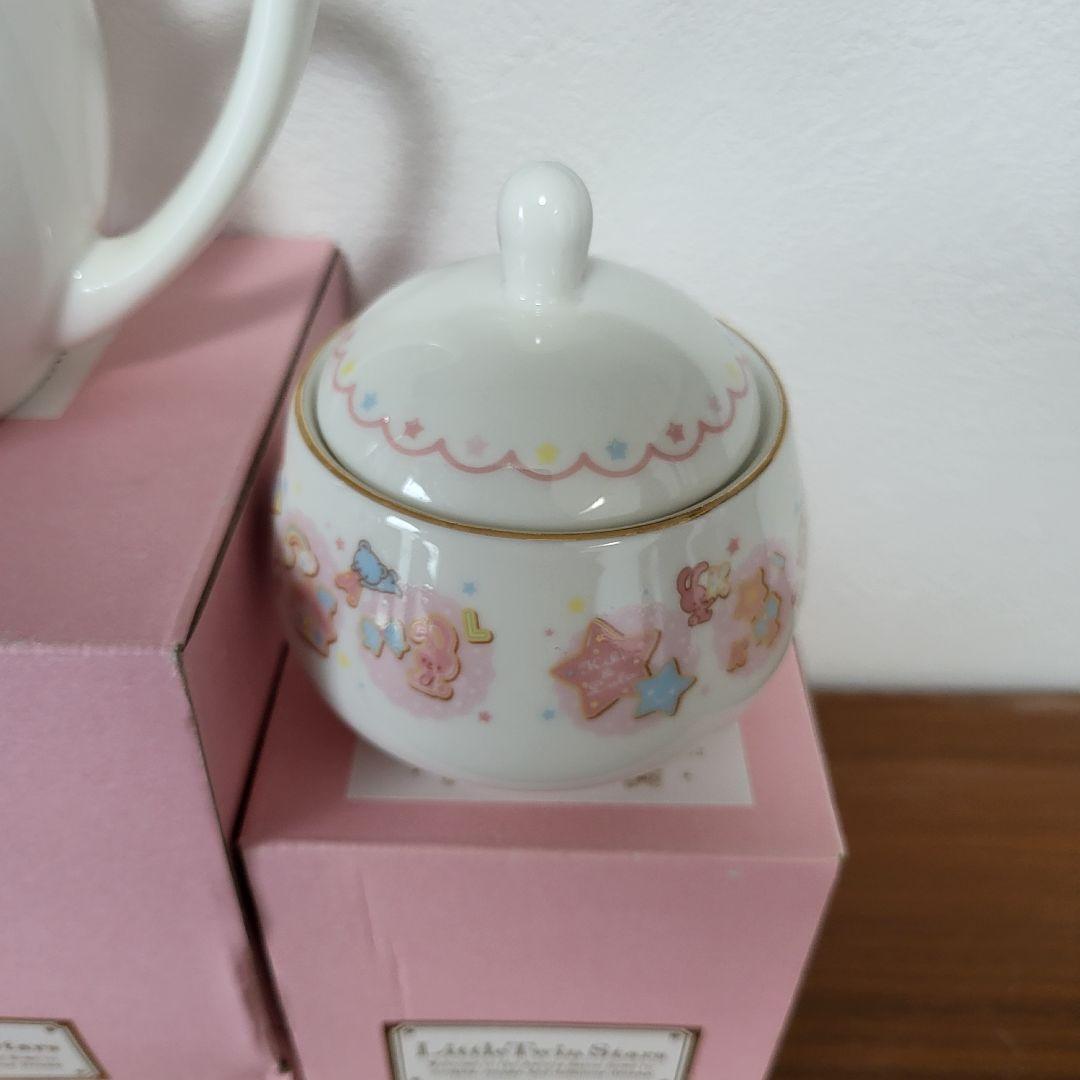リトルツインスターズ ティーポットとシュガーポットセット
