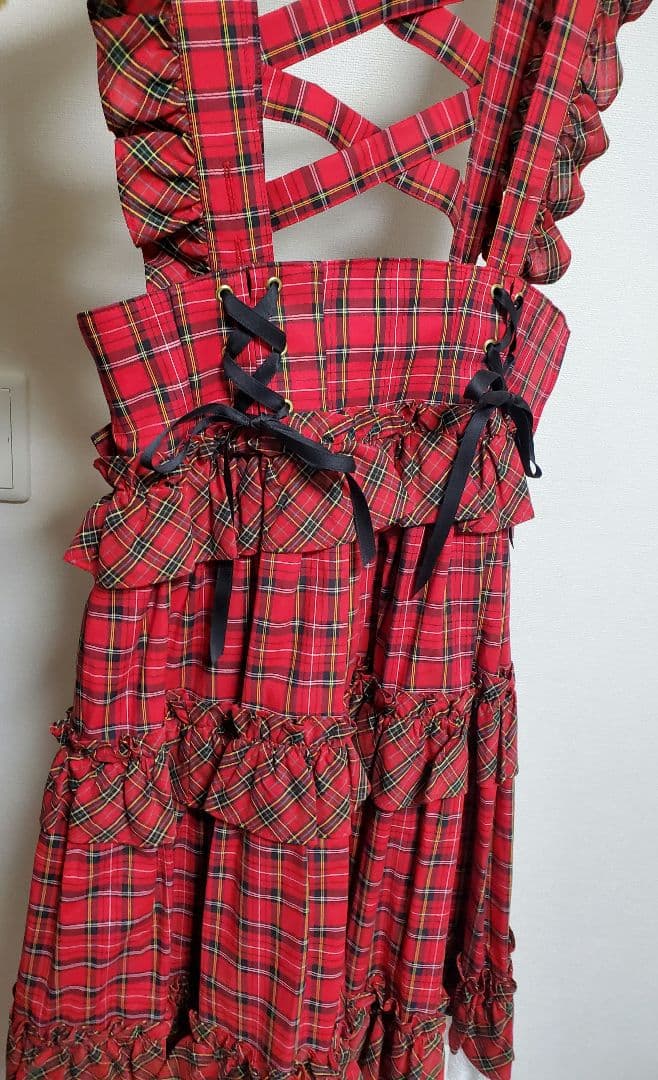 Angelic pretty Charming Frill スカート　赤