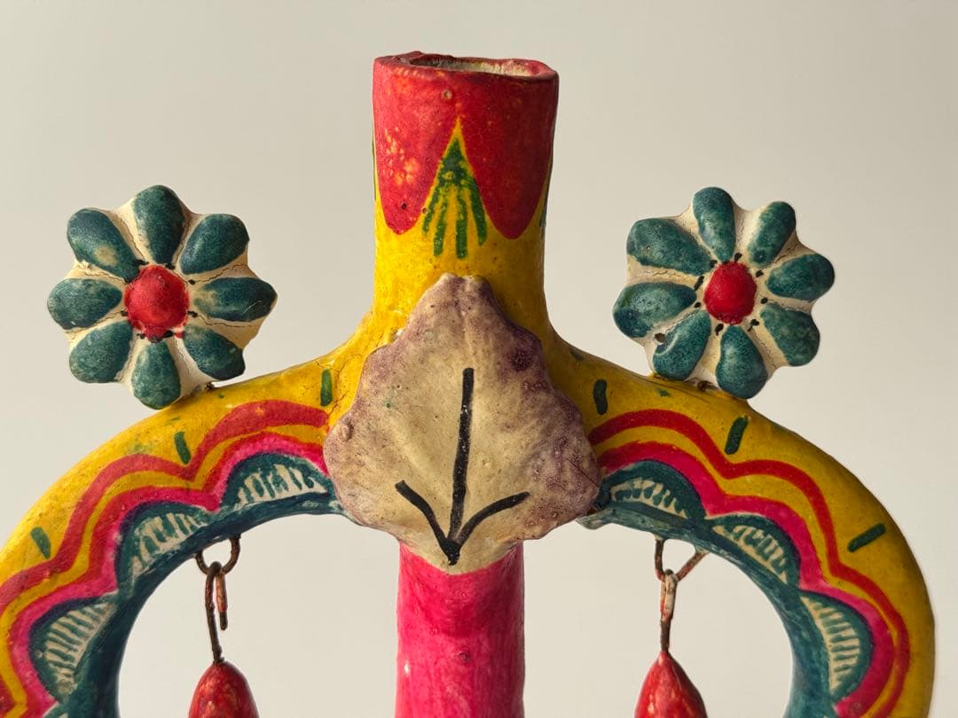 メキシコ ヴィンテージ 生命の樹 ツリーオブライフ 陶芸