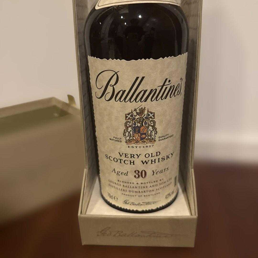 希少旧ボトル Ballantine's 30年 バランタイン