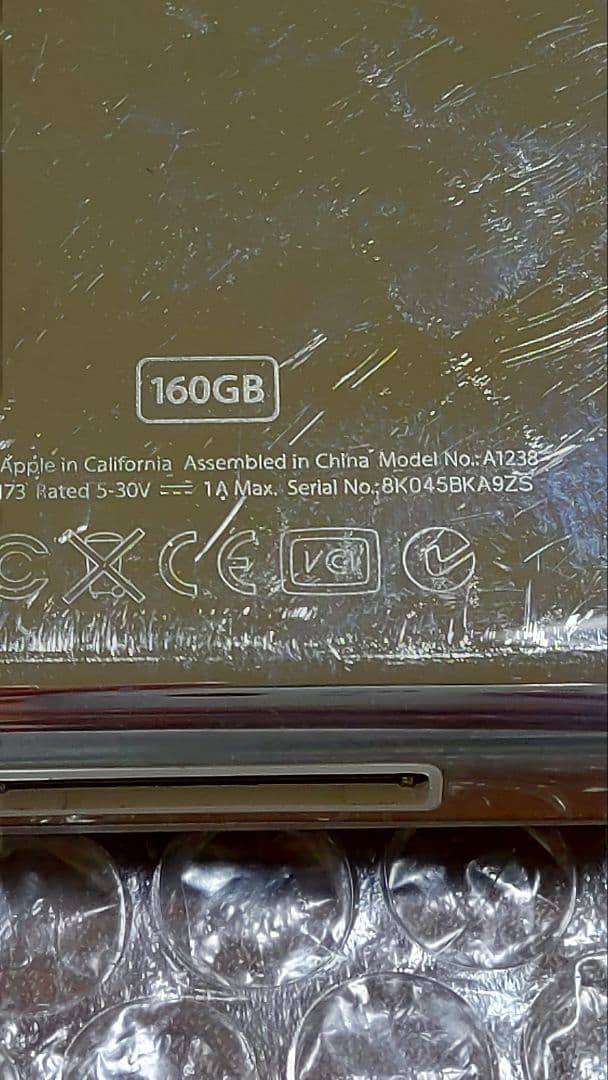 アイポッドクラシック　第6世代　A1238 ジャンク　管理ナンバー8516