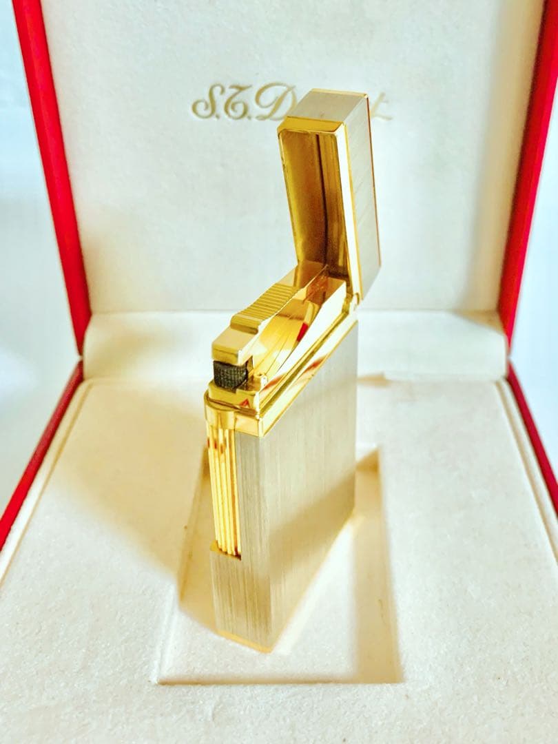 S.T.Dupont デュポン ガスライター ライン2 ヘアライン 16841