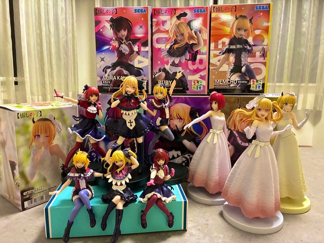 【推しの子】フィギュア まとめ売り 9体セット（有馬かな／ルビー／MEMちょ）