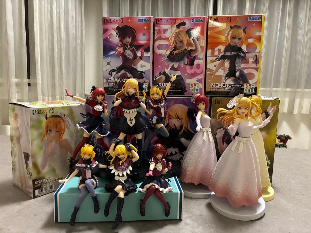 【推しの子】フィギュア まとめ売り 9体セット（有馬かな／ルビー／MEMちょ）