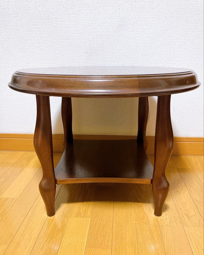 MARUNI マルニ　テーブル　木製　猫脚　サイドテーブル