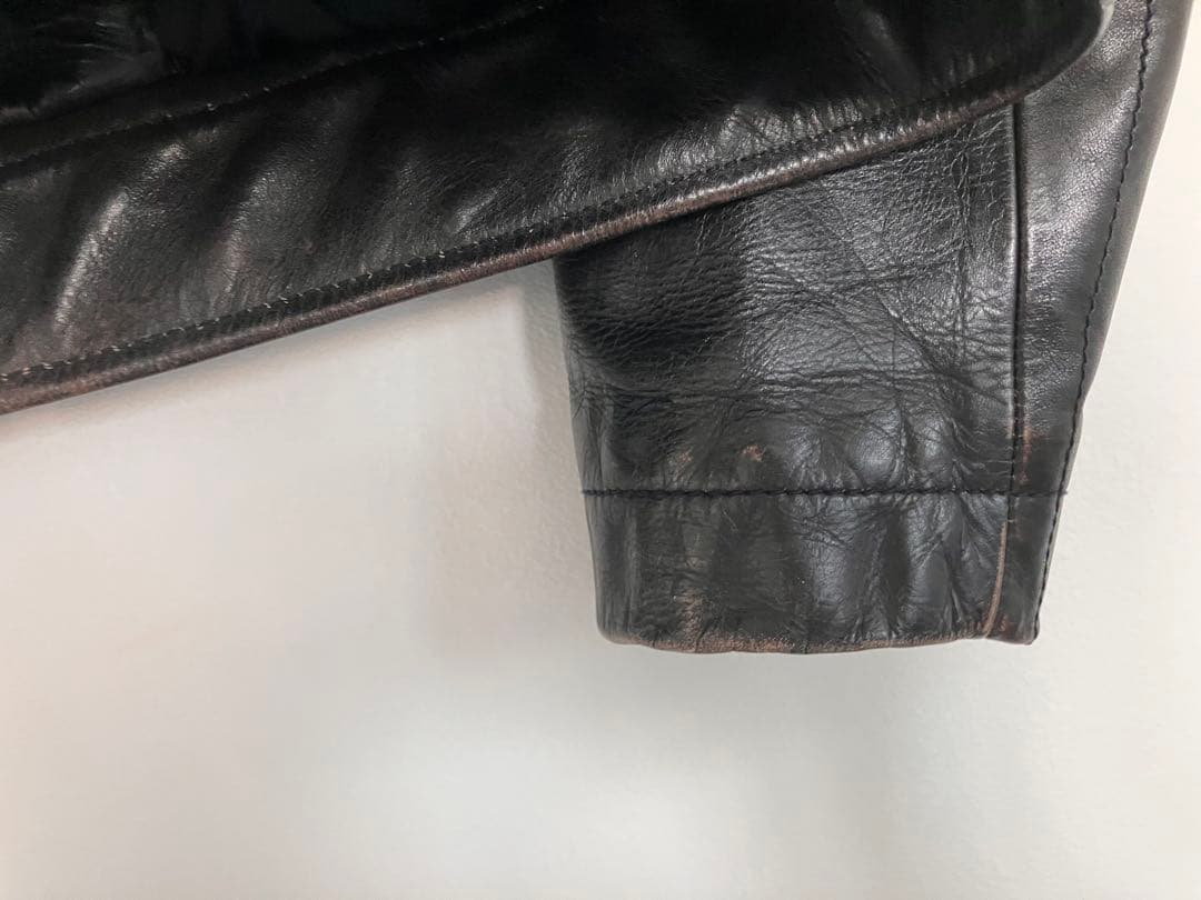 OLD GAP 牛革レザージャケット ボア