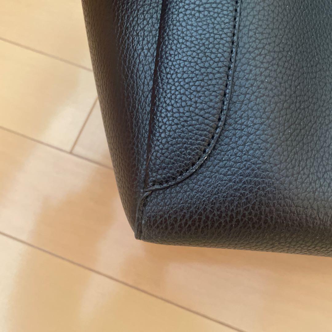 COACH 黒 レザートートバッグ