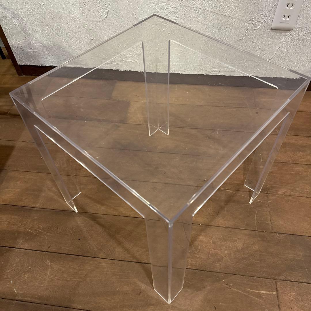 Kartell JOLLY サイドテーブル クリスタル