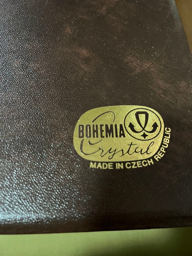 ボヘミアクリスタルガラス フラワーベース 高さ約25cm 値下げしました