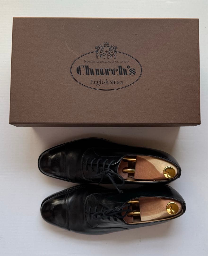 チャーチ church's コンサル 黒 サイズ7F 173