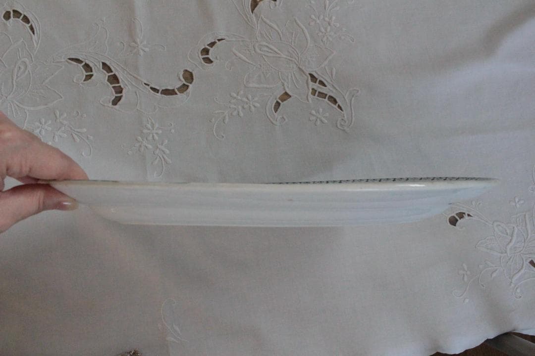 フランスアンティーク/サルグミンヌELVIRE・オーバルプレート