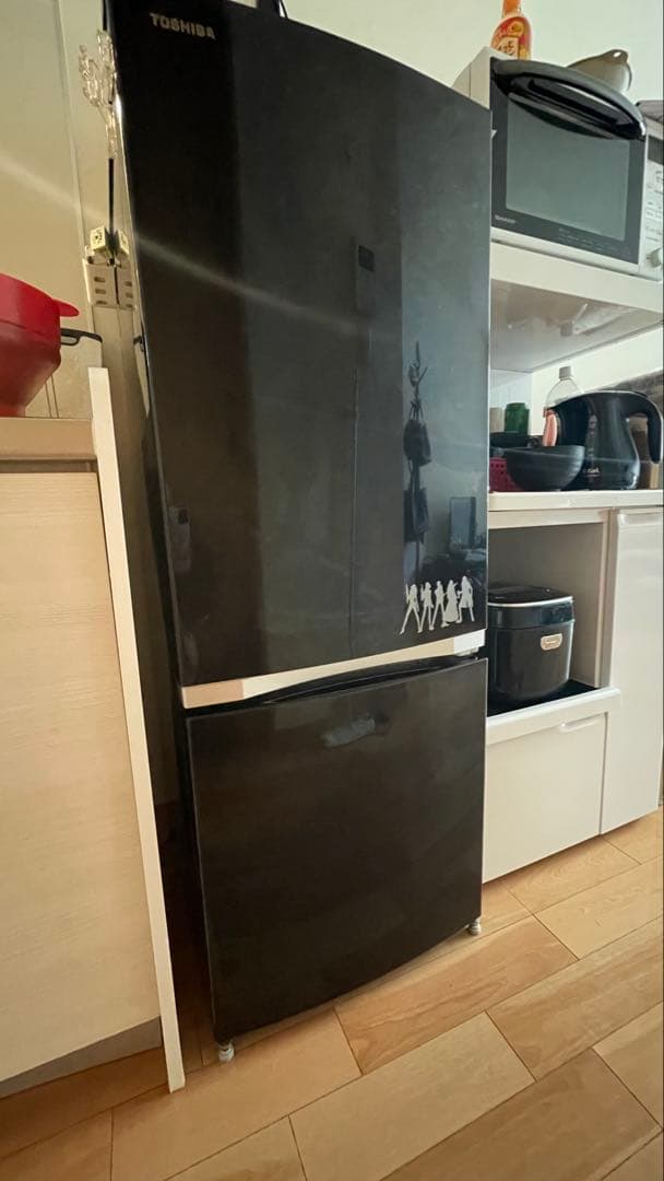 TOSHIBA 冷蔵庫GR-M15BS ブラック　171L 2ドア　一人暮らし