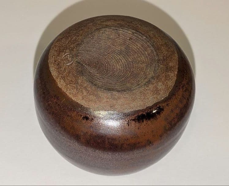 『鬼丸碧山』茶入　仕覆　高取　雪山窯　碧山作　茶道具　共箱　西陣織花文浮織