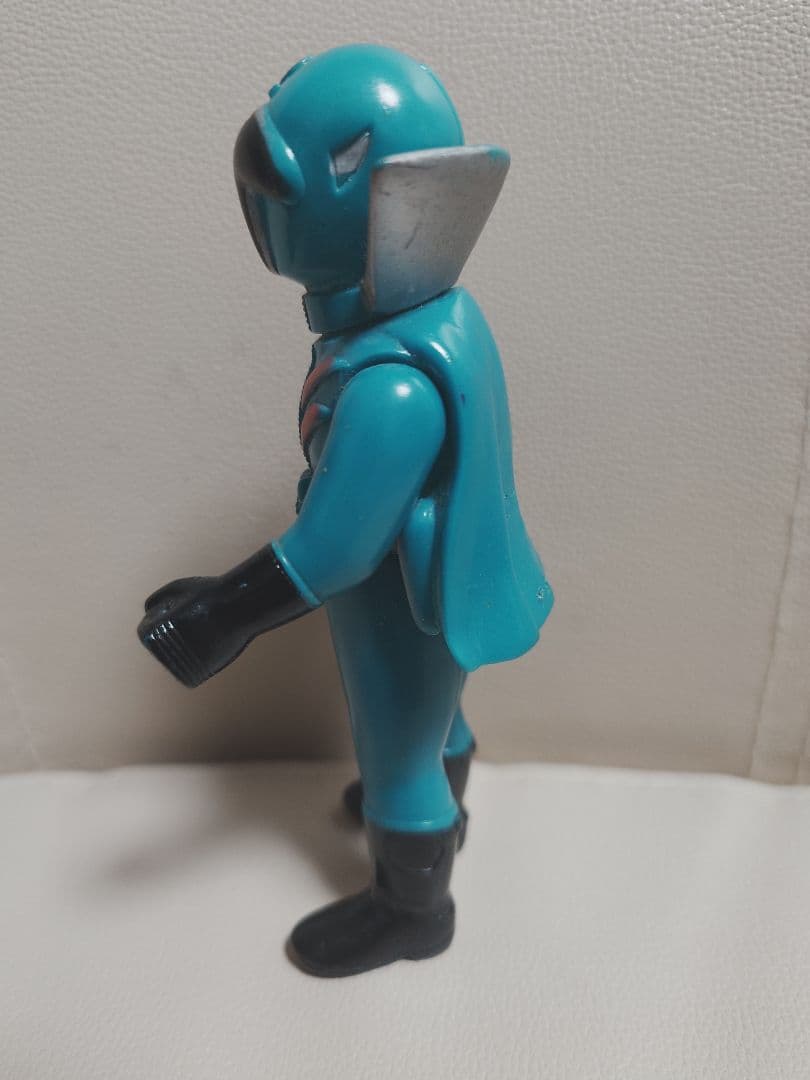 バンダイ ポピー ゴレンジャー アオレンジャー ソフビ 当時物　石森プロ