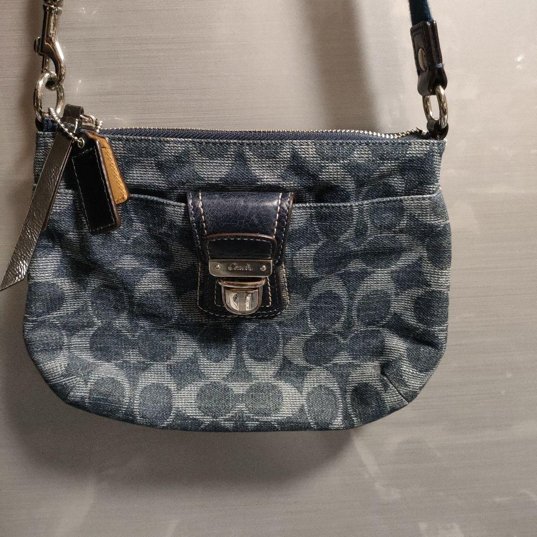 coachデニムショルダーバッグ 未使用