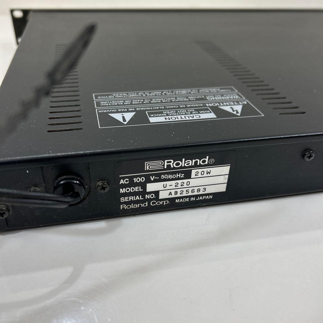 Roland ローランド　サウンド　エフェクト　U-220 通電確認のみ