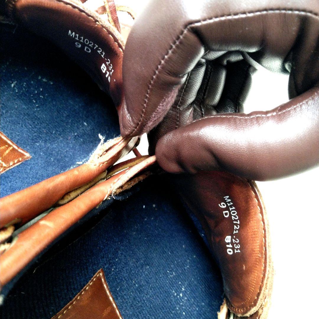 革質良好! ラルフローレン　ポロスポーツ　デッキシューズ　ブラウン　9D