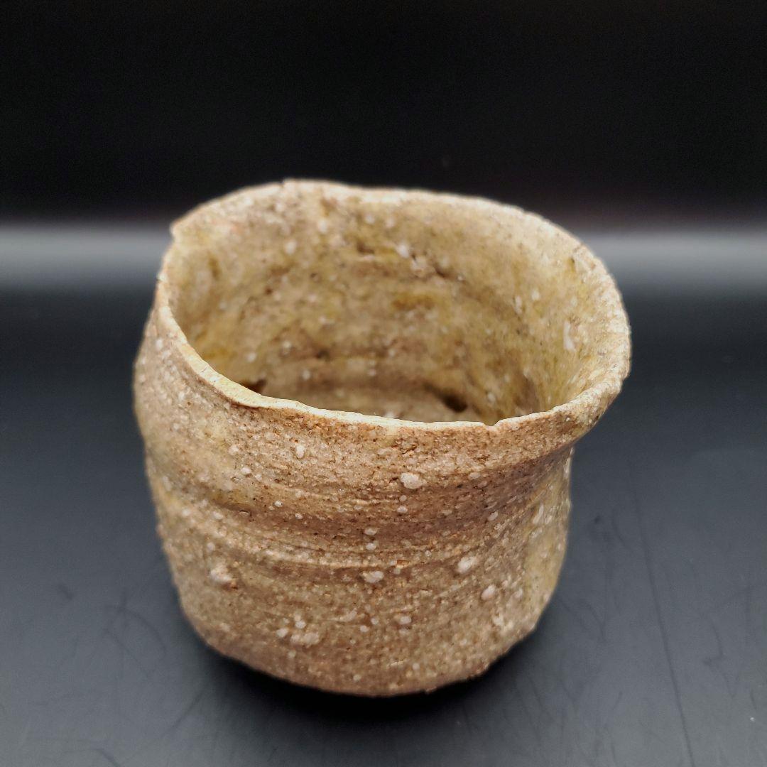 FROM JAPAN　杉本立夫　泥牛　伊賀ゆがみ茶碗　大吉