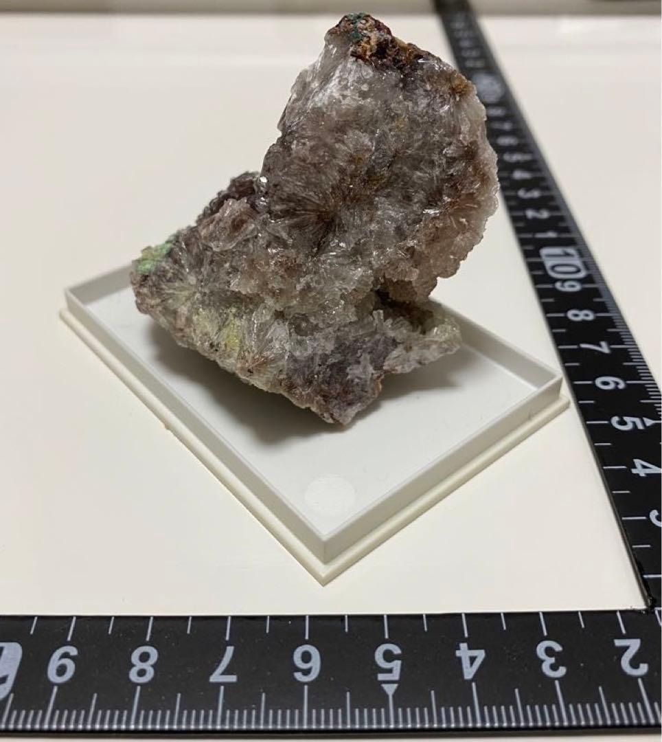 ニューメキシコ産 赤銅鉱入り異極鉱 キュプライト ヘミモルファイト 外国産鉱物