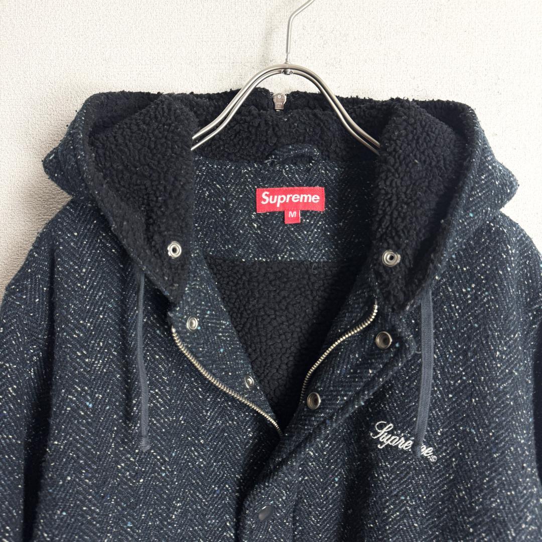【最高デザイン☆大人気肉厚☆ヘリンボーン】シュプリーム ジャケットパーカー