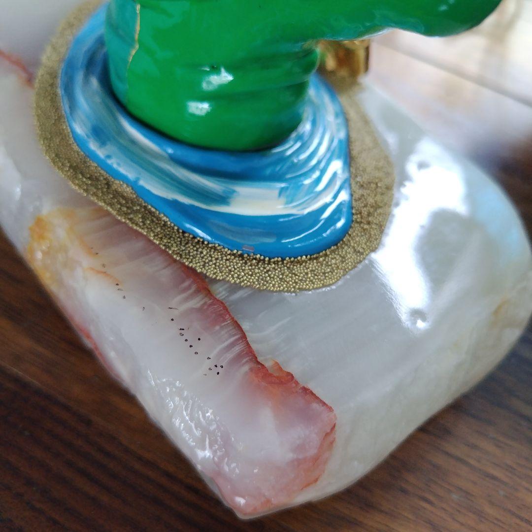 レア美品です！DISNEY Captain Hook 天然石 台座 フィギュア